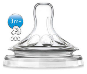 Philips Avent Natural Teat 3M+