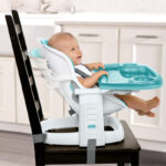 SmartClean ChairMate High Chair™ - Peacock Blue - Image 6