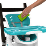 SmartClean ChairMate High Chair™ - Peacock Blue - Image 7