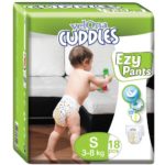 Velona Cuddles Ezy Pants Small 18pcs (3-8 kgs)