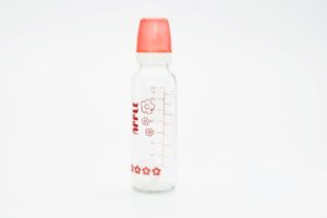 Apple Baby 8Oz Glass Feeding Bottle