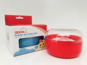 Apple Baby Powder Box with Puff