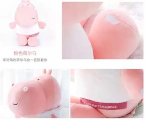 Soft Toy - Cute Hippo Plush Toy - Image 3