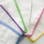 Cotton 22*22 Double Layer Nappy 6pcs pack - White
