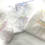 Newborn White Baby Shirt (S) 3 Pcs - Basic Smocked