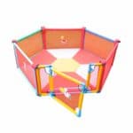 6 Panel Standard Play Pen with Mattress & Gate