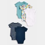 Baby Bodysuits 5Pcs Pack
