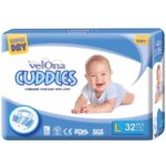 Velona Cuddles Large 32pcs (9-14kgs)