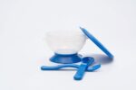 Apple Baby Suction Bowl with Spoon & Fork