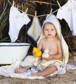 Baby Hooded Cotton Blanket - Image 3