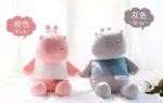 Soft Toy - Cute Hippo Plush Toy - Image 2