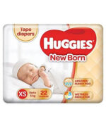 Huggies New Born Taped Diapers (XS22)