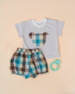 Country Style Check Design 2-Pieces Set (Unisex) - Image 2
