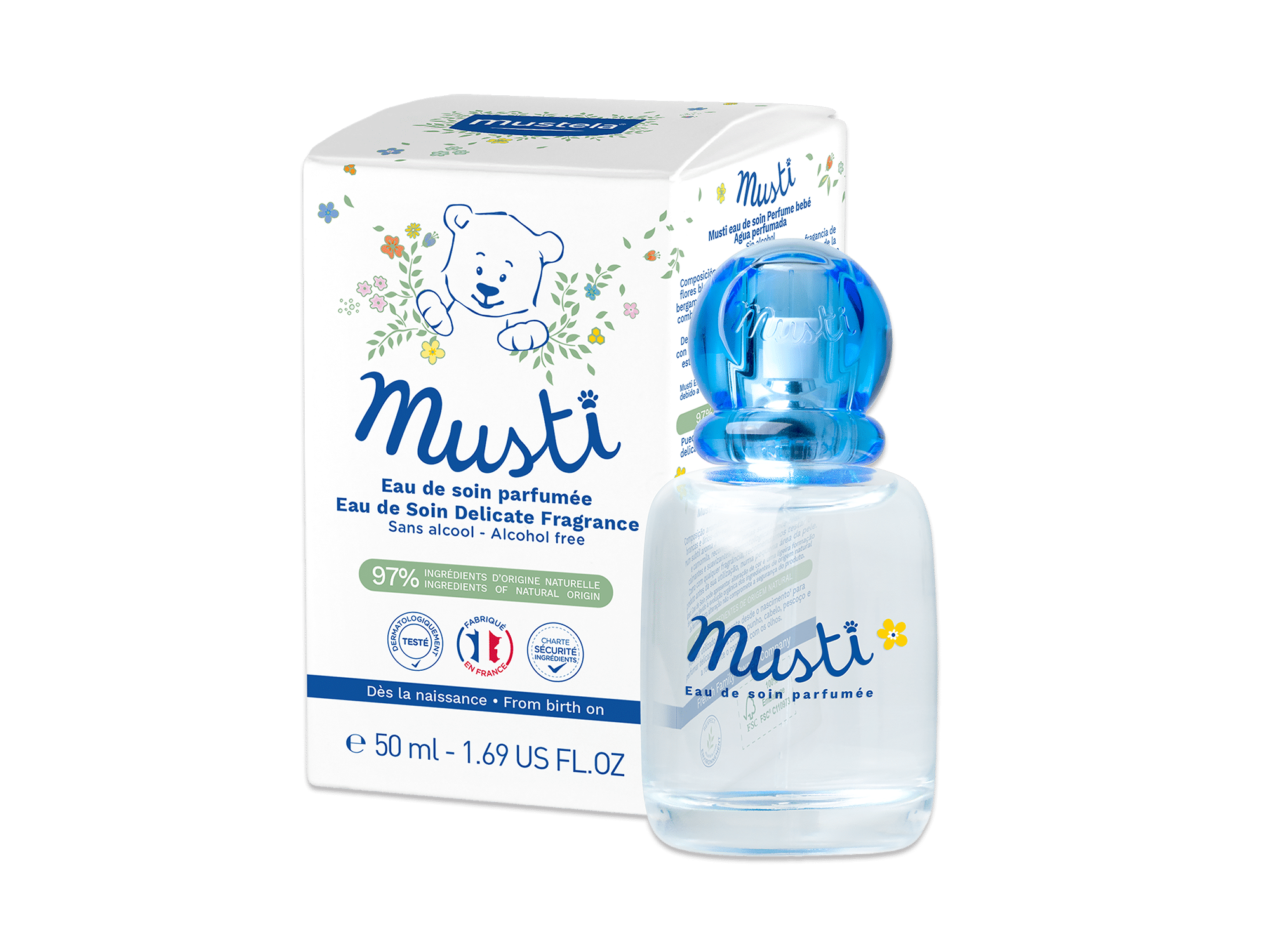 Mustela Musti Eau De Soin Spray 50ml